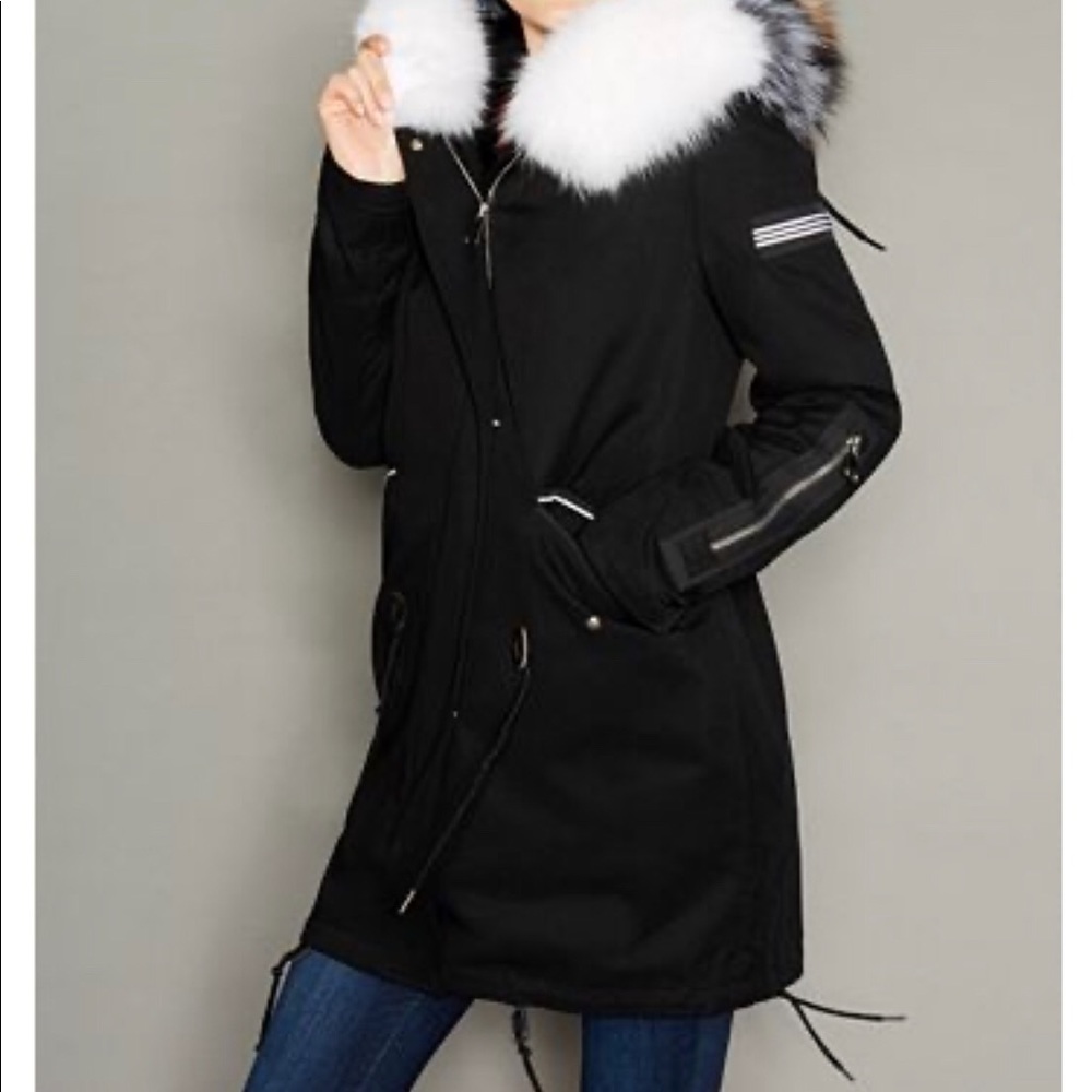 Macys Fur Vault fur parka
